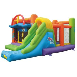 Kidwise Commercial Double Shot Bouncer Interactive Inflatable   Commercial Inflatables