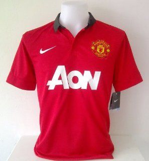 Manchester United Home Soccer Jersey 2013/14 size S (New) : Sports & Outdoors