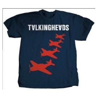 Talking Heads 'Planes' Premium Navy T Shirt (Small): Fashion T Shirts: Clothing