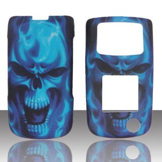 Blue Skull Samsung SGH Rugby II 2 A847 AT&T Case Cover Phone Snap on Cover Case Faceplates: Cell Phones & Accessories