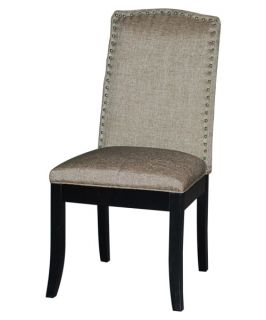 Chintaly Macy Upholstered Dining Side Chairs   Set of 2   Dining Chairs