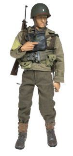 Elite Force: WWII U.S. Army First Infantry Division Lieutenant "Chuck Hayes" 12" Military Action Figure: Toys & Games