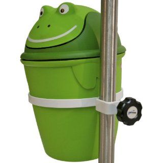 CENTiCARE C 850 PF U Lidded Frog Waste Basket with Universal Mounting Bracket and Knob, Green, 3.2 Gallons Capacity: Science Lab Consumables: Industrial & Scientific