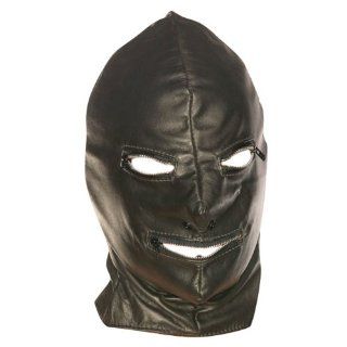 Leather Hood W/ Zip Eyes/Mouth: Health & Personal Care