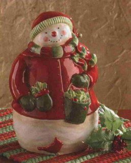 Snowman Christmas Joy Cookie Jar By Park Designs: Kitchen & Dining
