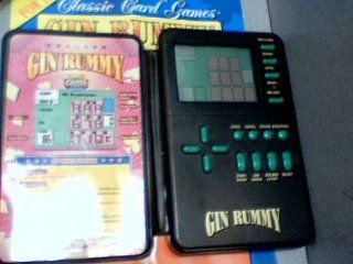 1995 Micro Games Of America MGA Classic Card Games Gin Rummy LCD Hand Held Game Model#MGA 856: Toys & Games