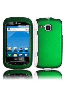 Samsung SGH i857 DoubleTime Rubberized Shield Hard Case   Dark Green (Package include a HandHelditems Sketch Stylus Pen): Cell Phones & Accessories