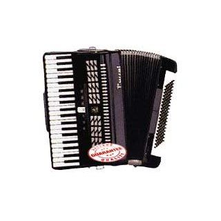 Parrot Piano Accordion 120 Bass 41 keys Black Color T5001 B: Musical Instruments