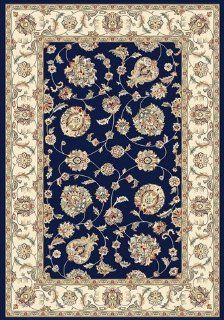 Dynamic Rugs Ancient Garden 3.11X5.7 57365 3464 Blue/Ivory   Area Rugs