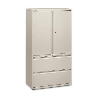 HON885LSQ   Brigade 800 Series Lateral File W/ Storage Cabinet  Storage File Boxes 