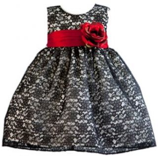 Classy 862 Sleeveless Special Occasion Embroidered Flower Girl Dress (Baby   Teen): Clothing