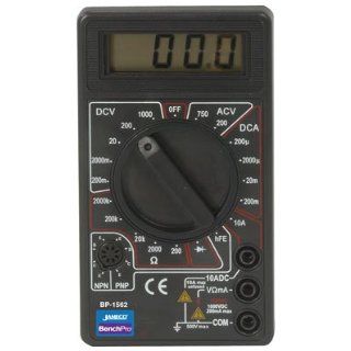 DIGITAL MULTIMETER (DMM), 2000COUNT, 0.1mV RES, DCVIEWING ANGLECV/DCI/R/DIODE/HFE/CONT: Industrial Power Meters: Industrial & Scientific