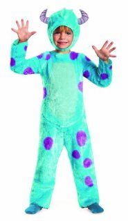 Disney Pixar Monsters University Sulley Toddler Deluxe Costume, 4 6: Toys & Games