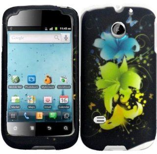 Magic Flowers Design Hard Case Cover for Straighttalk Huawei Ascend 2 II M865C Cell Phones & Accessories