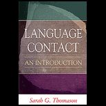 Language Contact : An Introduction