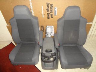 FORD EXCURSION F250 F350 SUPERDUTY GRAY CLOTH FRONT POWER SEATS SEAT CONSOLE: Automotive