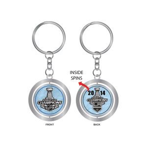 Los Angeles Kings AMINCO INC. Spinning Keychain EVENT