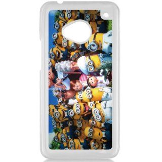 Despicable Me Minions HTC One M7 Hard Plastic Black or White case (White): Cell Phones & Accessories
