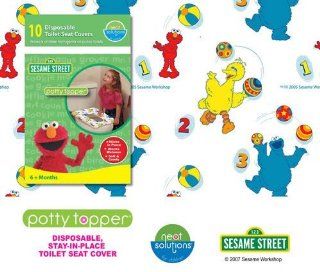 Neat Solutions Potty Topper   Sesame Street   10 count    : Toilet Training Seat Covers : Baby