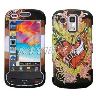 Snap On Protector Case for Verizon Samsung Rogue U960   Love Tattoo: Cell Phones & Accessories