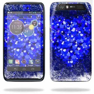 MightySkins Protective Skin Decal Cover for Motorola Atrix HD Cell Phone AT&T Sticker Skins Hearts Explosion: Cell Phones & Accessories
