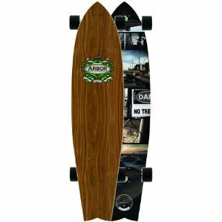 Arbor Mission Walnut Complete Skateboard   Assorted / 37" L x 8.875" W x 23" WB: Automotive