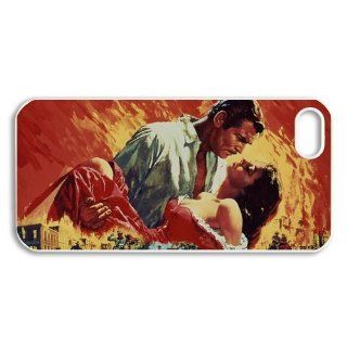 Gone with the Wind iPhone 5 Case Hard Plastic iPhone 5 Case Cell Phones & Accessories