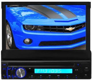 Lanzar SDINBT75 7 Inch Motorized Touchscreen TFT/LCD Monitor with DVD/CD/MP3/MP4/AM/FM/Bluetooth (Discontinued by Manufacturer) : Vehicle Dvd Players : Car Electronics