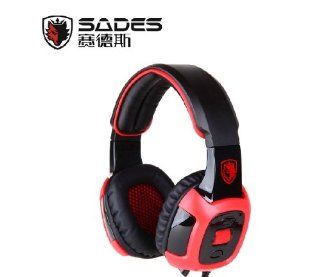 Real Sades Gaming Headset earphone Sa 906 High precision Sound Source Position and 7.1 Effects with 4d effect: Computers & Accessories