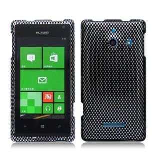 For Huawei W1 H883G (Straight Talk) Image Protector Case, Carbon Fiber: Cell Phones & Accessories