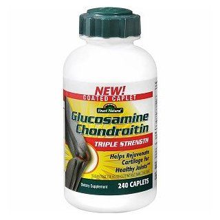 Finest Natural Glucosamine Chondroitin Triple Strength Caplets, 240 ea : Pet Care Products : Pet Supplies