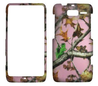 Pink Duck Blind Camouflage Motorola Droid Razr M (XT907, 4G LTE, Verizon) Case Cover Hard Phone Case Snap on Cover Rubberized Touch Faceplates: Cell Phones & Accessories