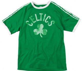 Boston Celtics adidas Retro 3 Stripe Raglan T Shirt : Athletic Shirts : Sports & Outdoors