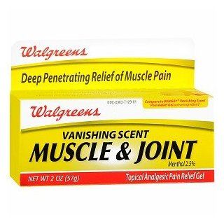 Walgreens Muscle & Joint Pain Relief Gel, 2 oz: Health & Personal Care
