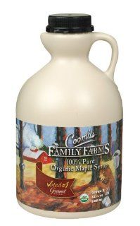 Coombs Family Farms Organic Grade B Maple Syrup 32 oz. (Pack of 6) ( Value Bulk Multi pack) Health & Personal Care