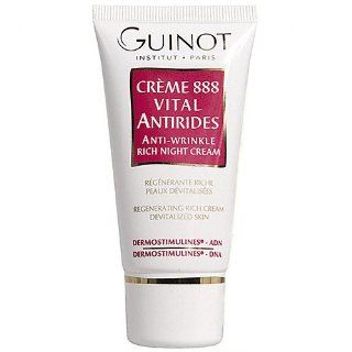 Guinot Anti Wrinkle Rich Night Cream 888  /1.6OZ : Facial Night Treatments : Beauty