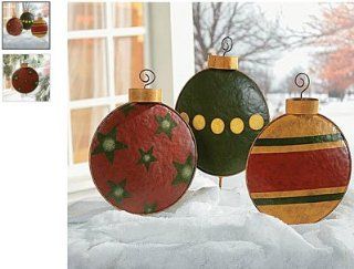 Giant Christmas Tree Ornament Garden Decor Yard Stakes Outdoor : Christmas Ornaments Balls : Patio, Lawn & Garden