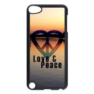Custom Peace Case For Ipod Touch 5 5th Generation PIP5 893: Cell Phones & Accessories