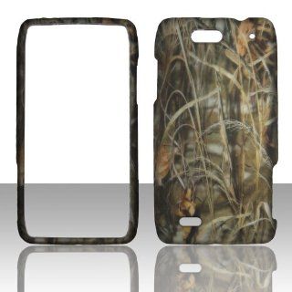 2D Camo Grass Motorola Droid 4 / XT894 Case Cover Phone Hard Cover Case Snap on Faceplates: Cell Phones & Accessories