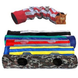 130cm Pet Dog Cat Exercise Funny Tunnel Cave Rabbit Kitten Ferret Play Toys Ball : Pet Supplies