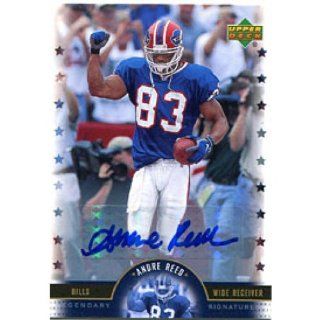 Andre Reed Autographed / Signed 2005 Upper Deck Card: Sports Collectibles