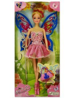 Makayla Blonde Fairy Doll w/ Fairy Wand: Toys & Games