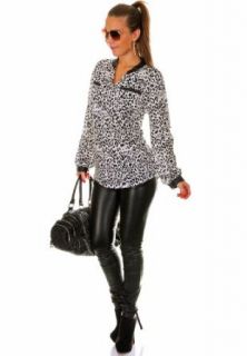 Glamour Empire Women's Animal Leopard Print Buttoned Shirt Top Blouse at  Womens Clothing store: Fashion T Shirts
