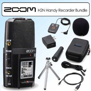 Zoom H2n Handy Handheld Digital Multitrack Recorder Bundle with APH 2n Accessory Pack: Musical Instruments