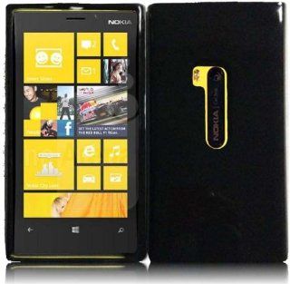 Nokia Lumia 920 ( AT&T ) Phone Case Accessory Charming Black TPU Skin Cover with Free Gift Aplus Pouch: Cell Phones & Accessories