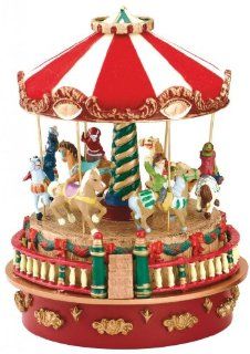 Mr. Christmas Mini Carnival Music Box, Carousel   Decorative Boxes