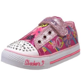 Skechers Twinkle Toes S Lights Funkadelic Lighted Sneaker (Toddler), Purple, 4 M US Toddler: First Walkers Shoes: Shoes