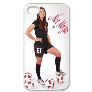 American Soccer Player Alex Morgan Protective Hard Case Cover for Iphone 4/4s   One Piece Snap on Case DPC 10389 (2): Cell Phones & Accessories