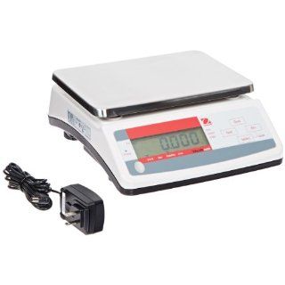 Ohaus Valor V11P6 1000 Series Compact Portion Scales, Single Display Model, 33lb Capacity: Industrial & Scientific