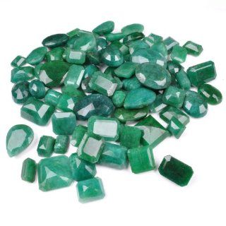 Good Looking Natural 906.00 Ct Mixed Cut Emerald Loose Gemstone Lot: Aura Gemstones: Jewelry